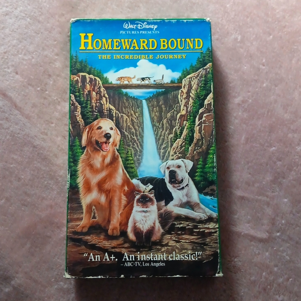 Vintage Disney Classic Homeward Bound The Incredible Journey Movie VHS Tape